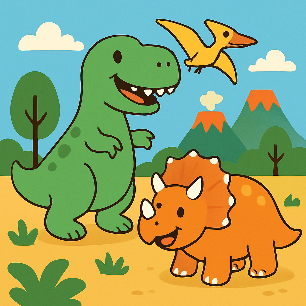 Wacky Dinosaur Adventure Paint By Numbers Kits