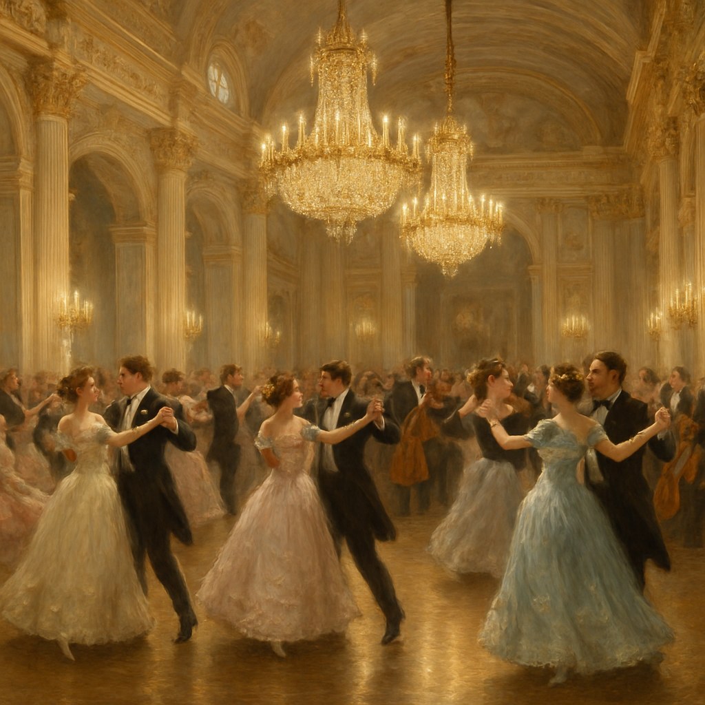Waltz Dance Festival - Austria Number Painting