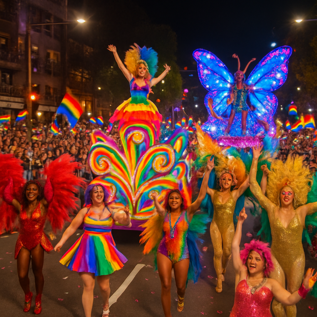 Sydney Mardi Gras Paint By Numbers