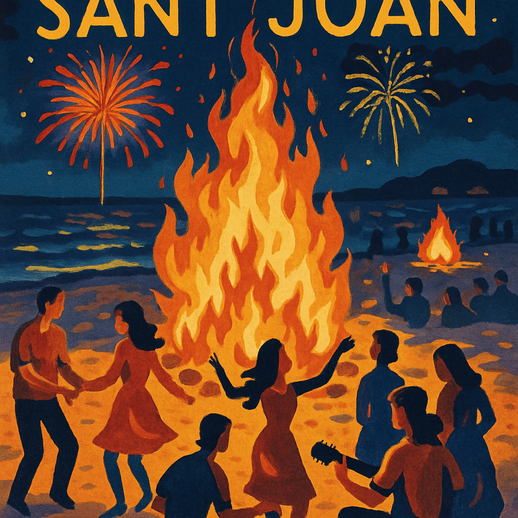 Feast Of Sant Joan - Spain Paint By Numbers