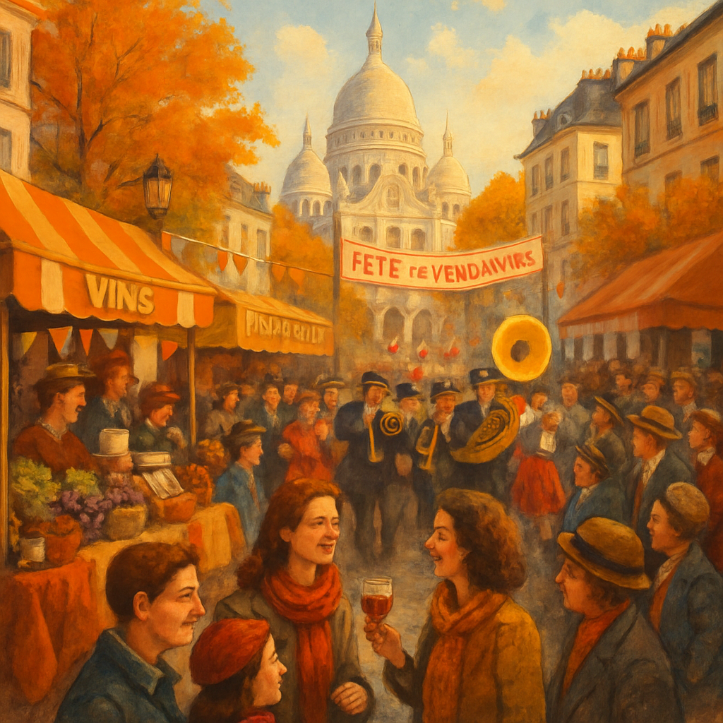 Fête De La Vendange - France Paint By Number