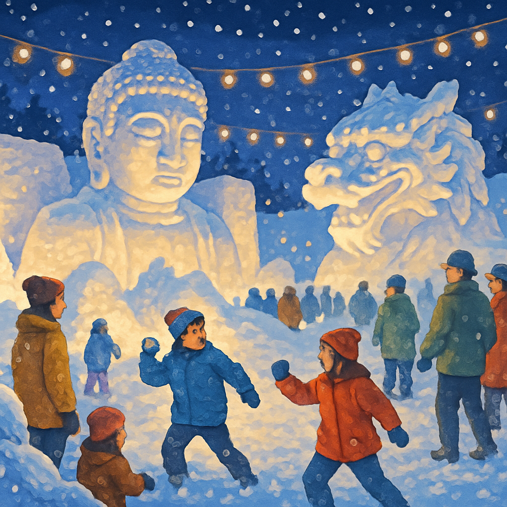 Ojiya Snow Festival - Japan Paint By Number