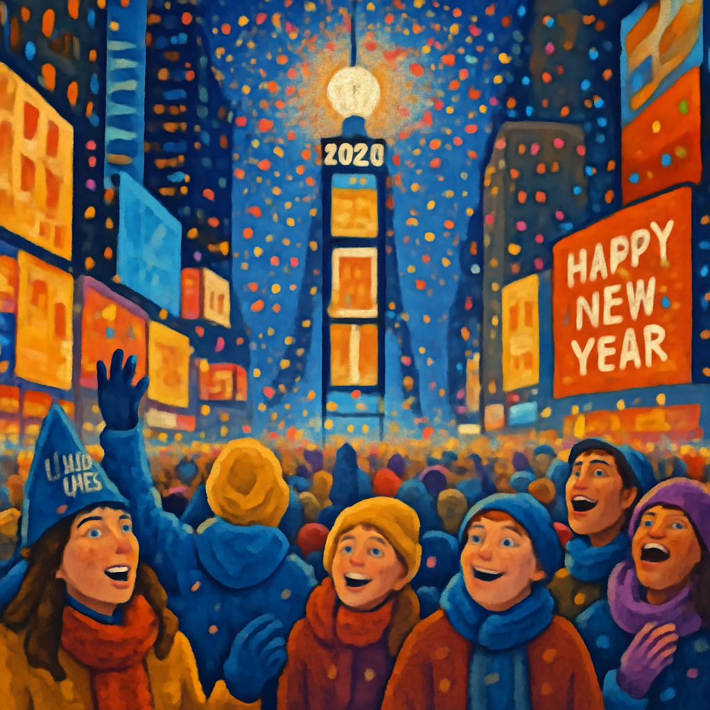 New Year's Eve Ball Drop - United States Paint By Number