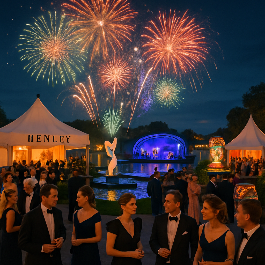 Henley Festival - Henley-on-Thames, England Paint By Numbers Kits