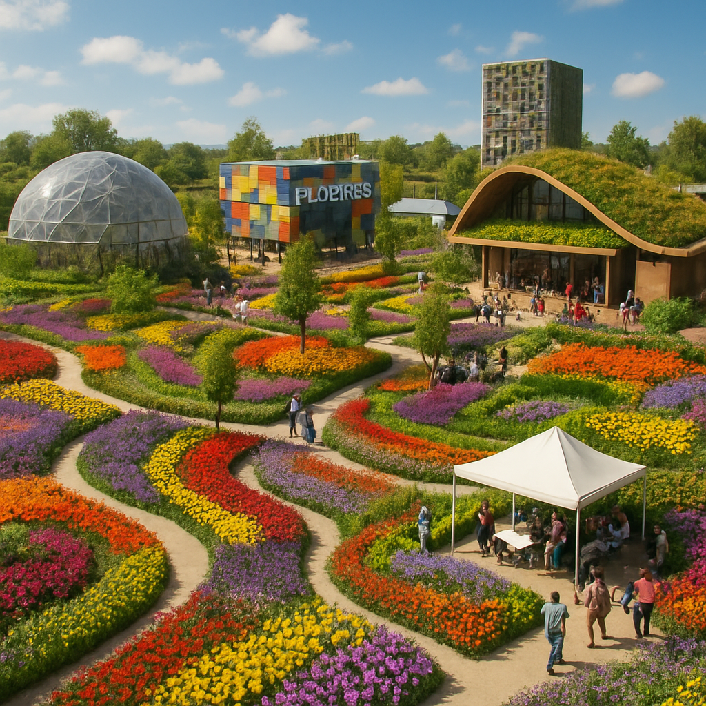 Floriade Expo - Almere, Netherlands Paint By Numbers Kits