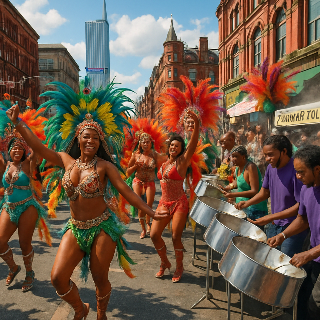 Caribbean Carnival Of Manchester - Manchester, England Paint By Numbers Kits