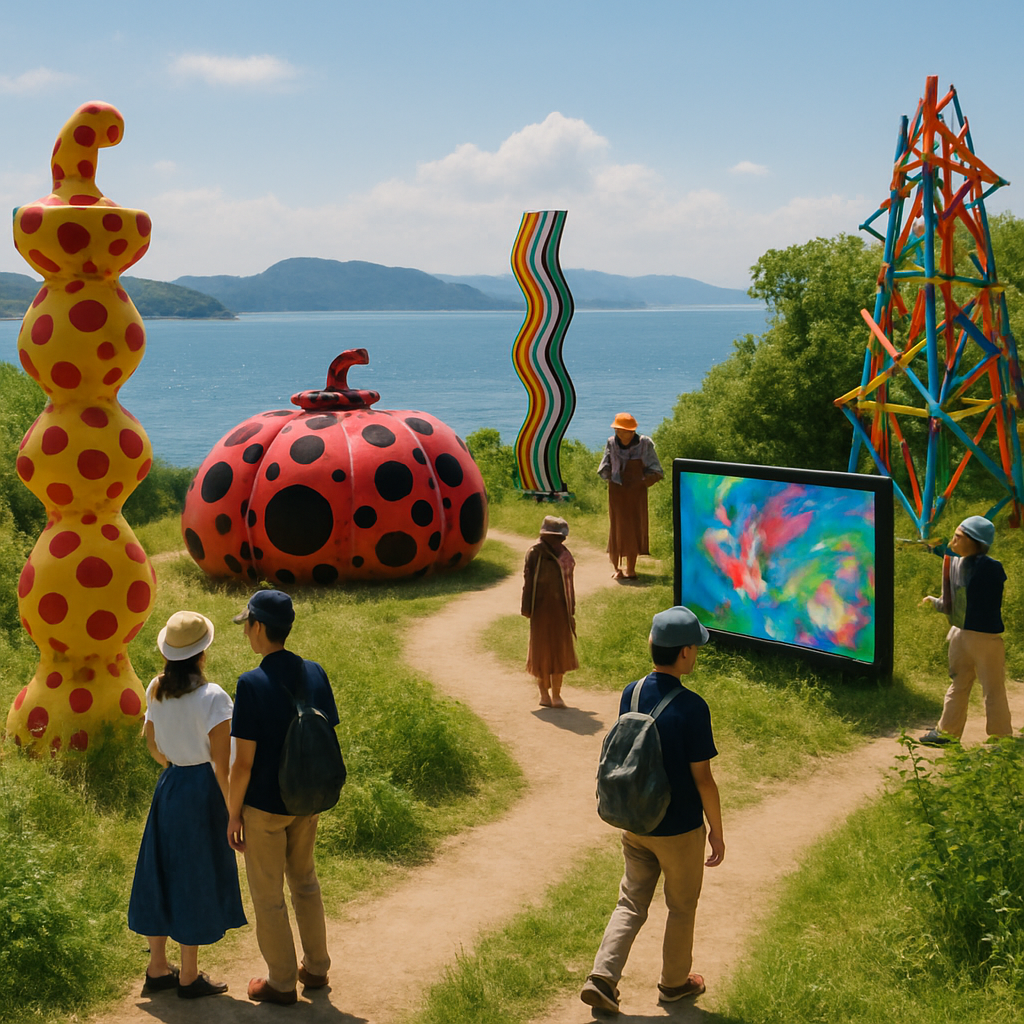 Setouchi Triennale - Seto Inland Sea, Japan Paint By Numbers Kits