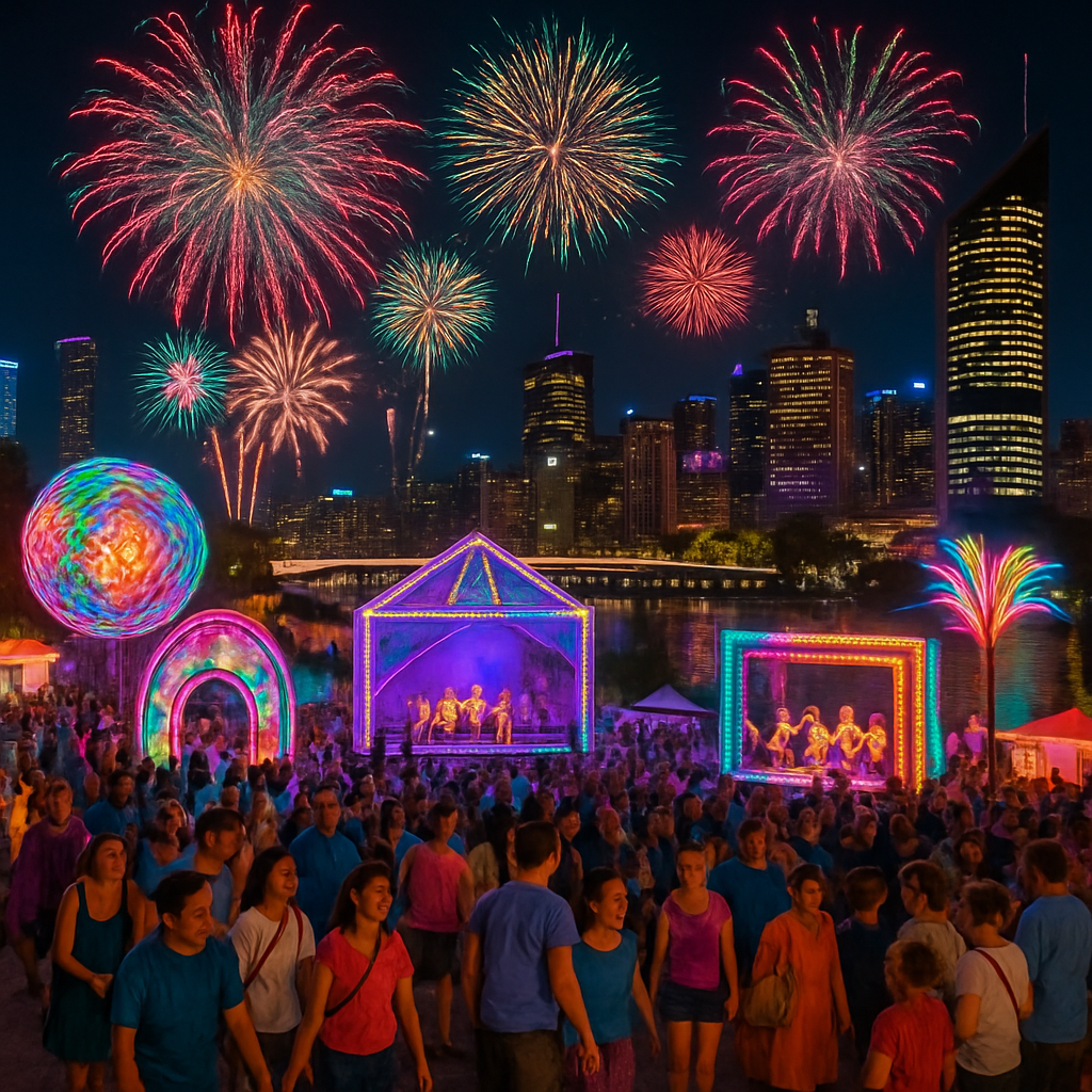 Brisbane Festival - Brisbane, Australia Paint By Numbers Kits