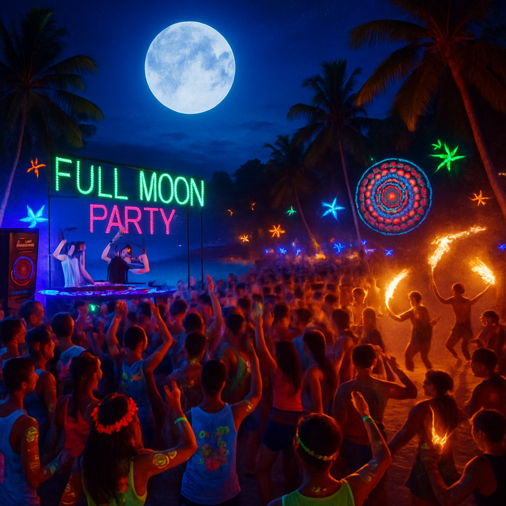 The Full Moon Party - Thailand Paint By Number