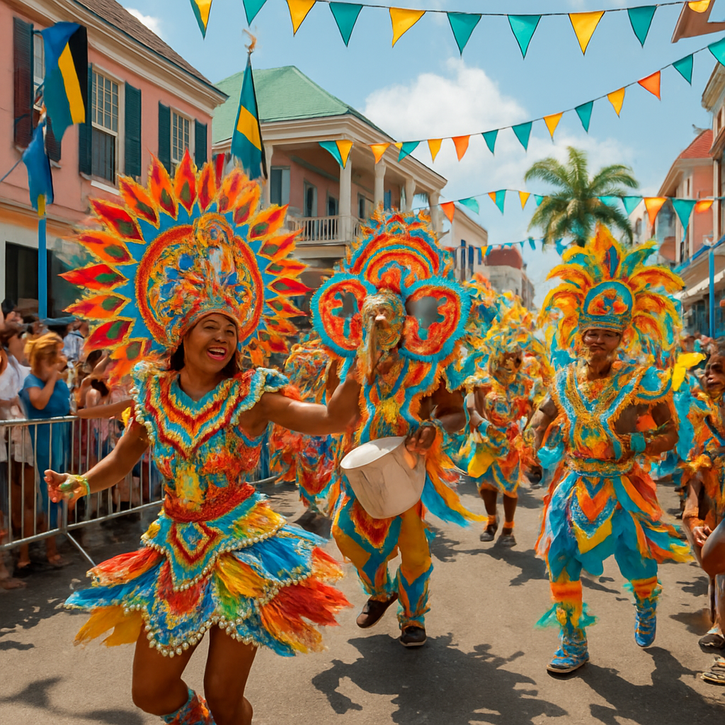 Junkanoo Parade - Nassau Paint By Numbers Art