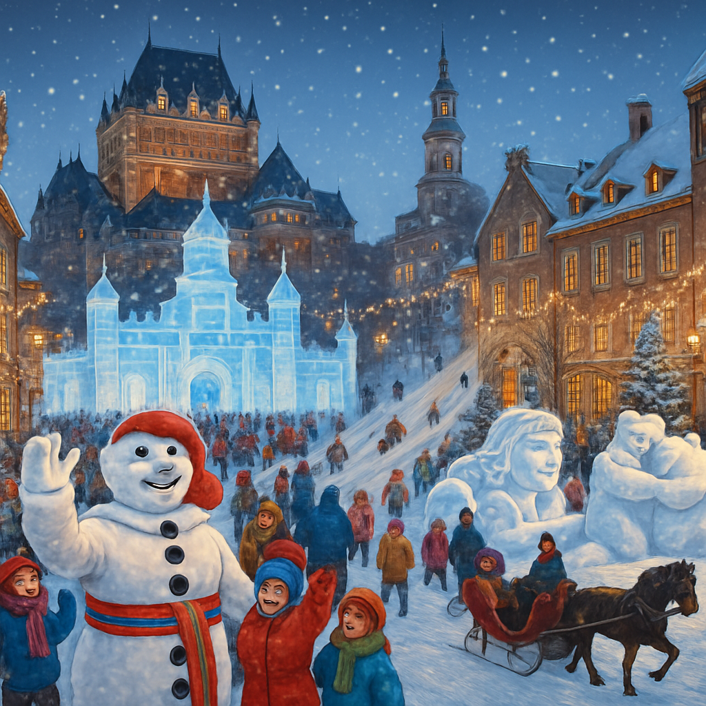 Carnaval De Québec - Quebec City Paint By Numbers Art