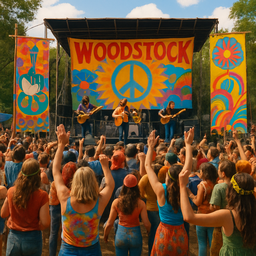 Woodstock - Bethel, New York, USA Paint By Numbers Art