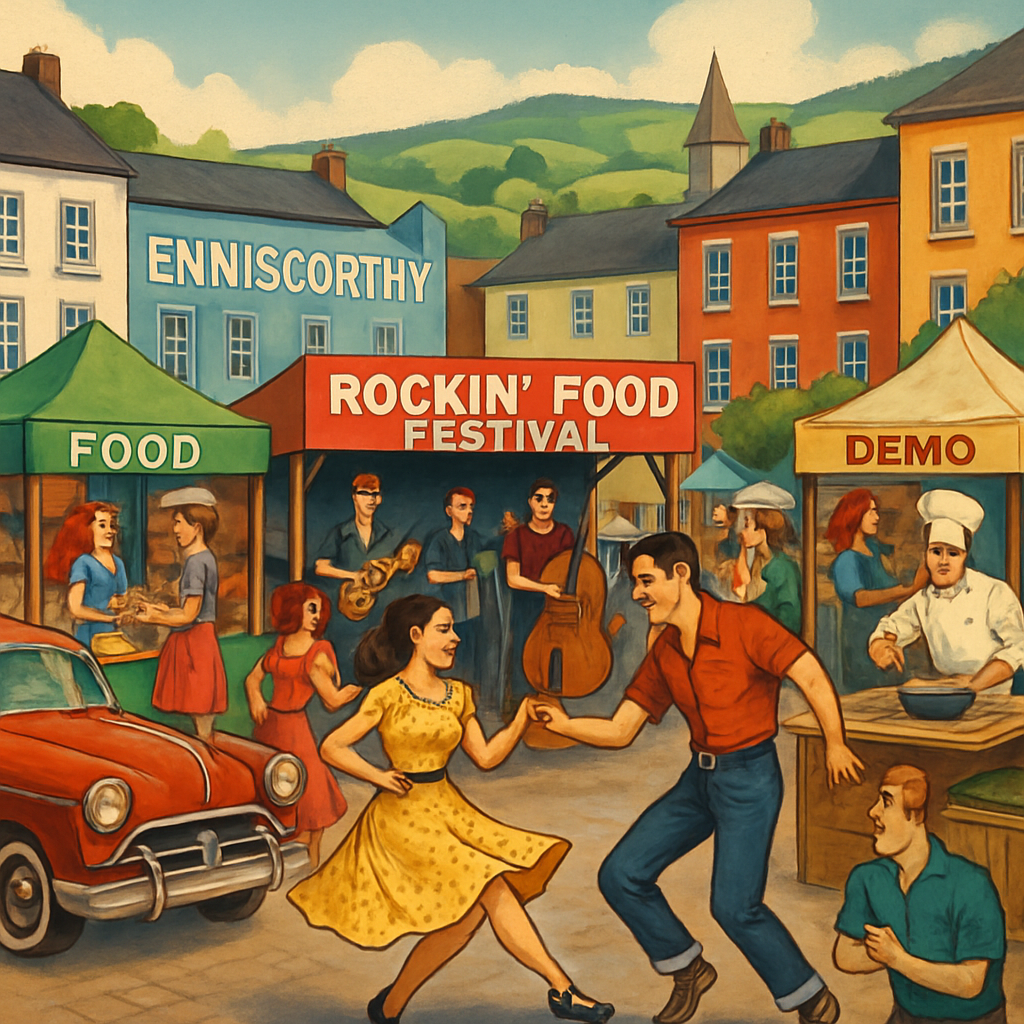 Enniscorthy Rockin' Food Festival - Enniscorthy, Ireland Paint By Color