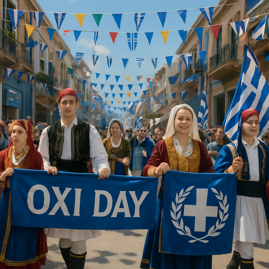 Ohi Day - Greece Painting Number Kit