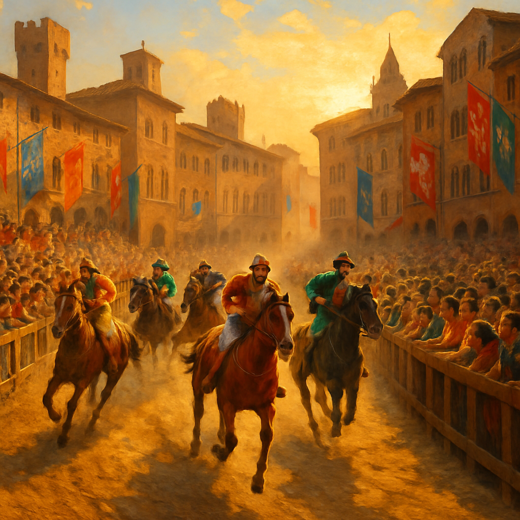 Paalio Di Siena - Italy Number Painting