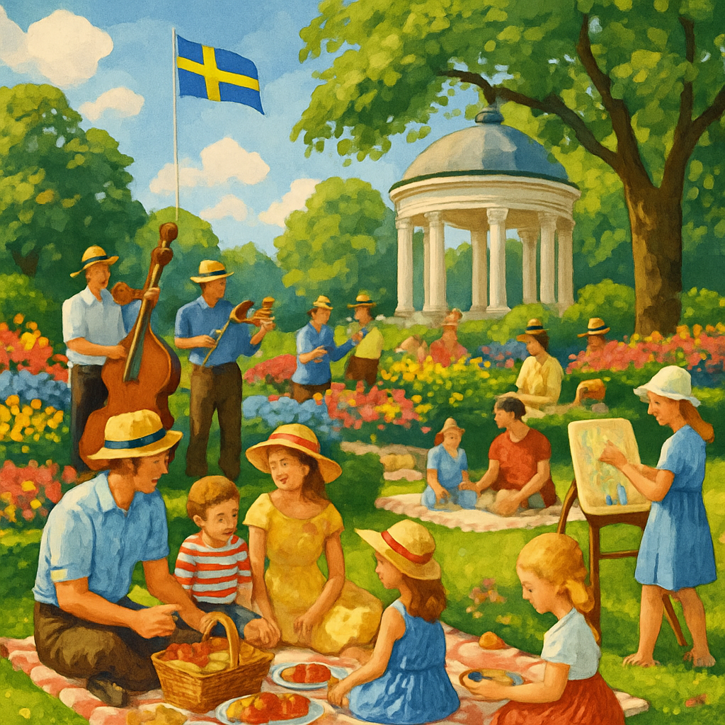 Waldemarsudde Summer Festival - Stockholm, Sweden Paint By Color