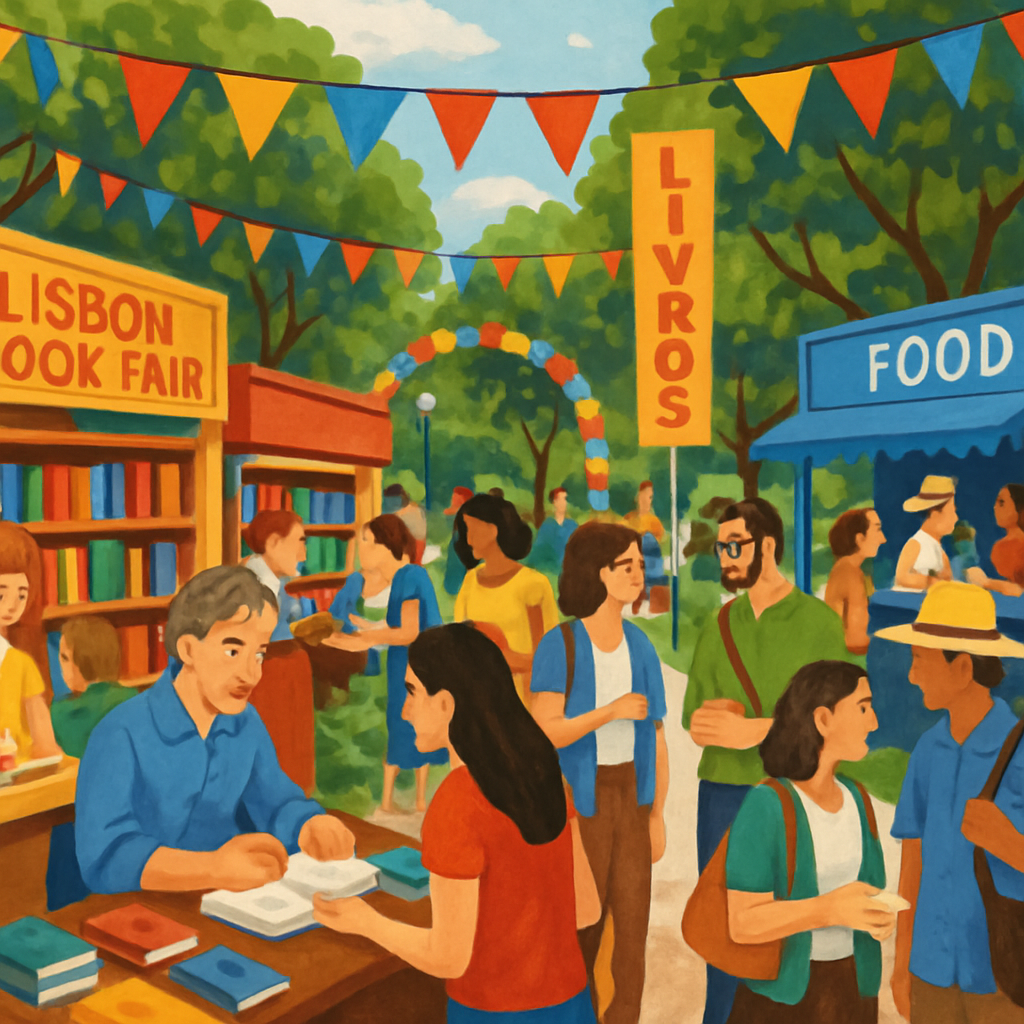 Lisbon Book Fair - Lisbon, Portugal Paint By Color