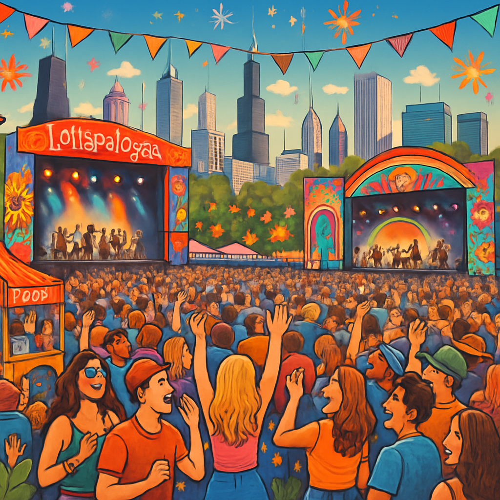 Lollapalooza - Chicago, United States Painting Number Kit