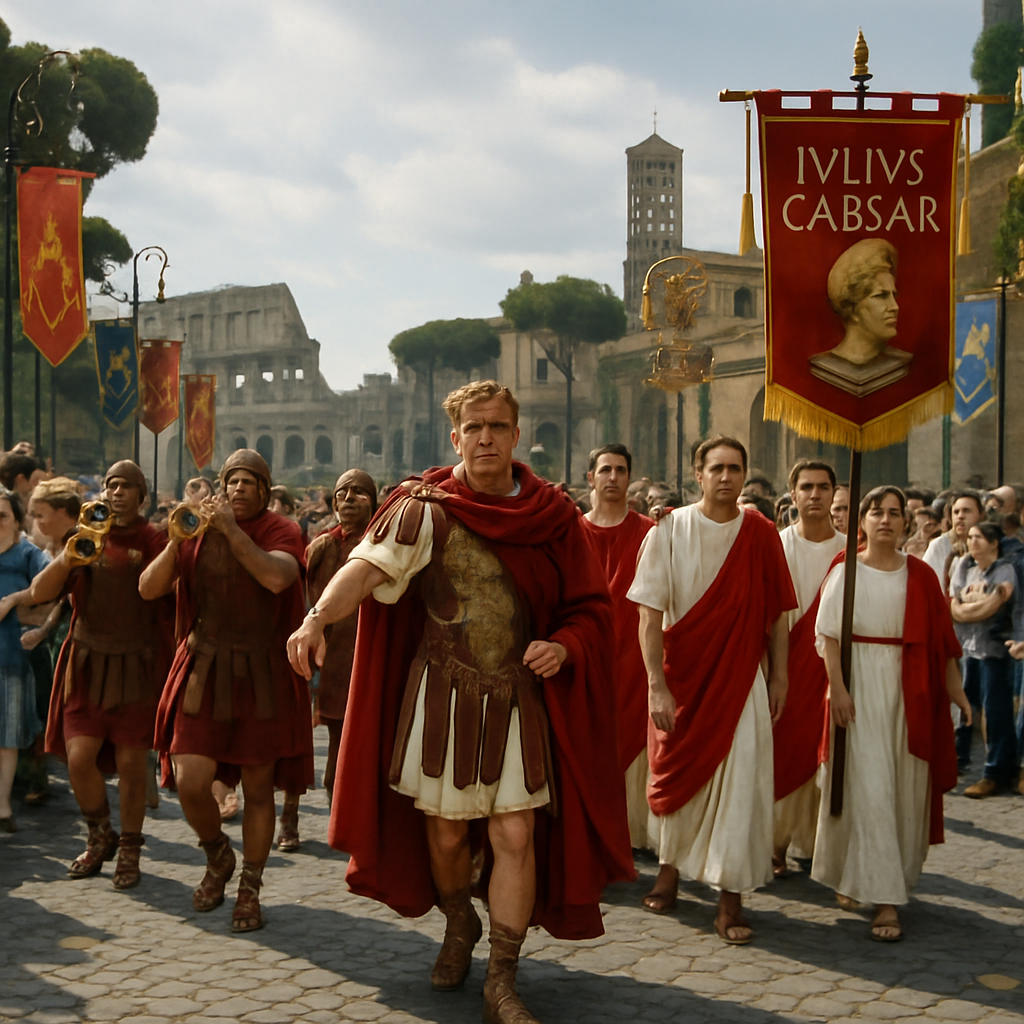 Julius Caesar Parade - Italy Painting Number Kit
