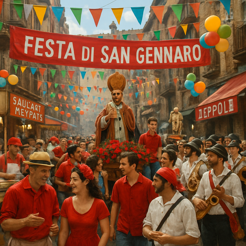 Festa Di San Gennaro - Italy Painting Number Kit