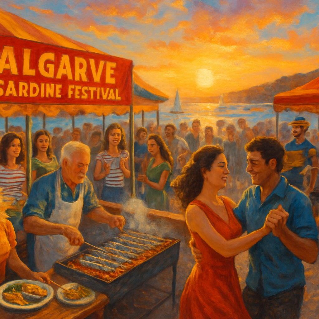 Algarve Sardine Festival - Portugal Paint By Numbers