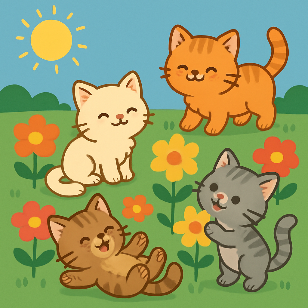 Lovely Kittens Painting Number Kit