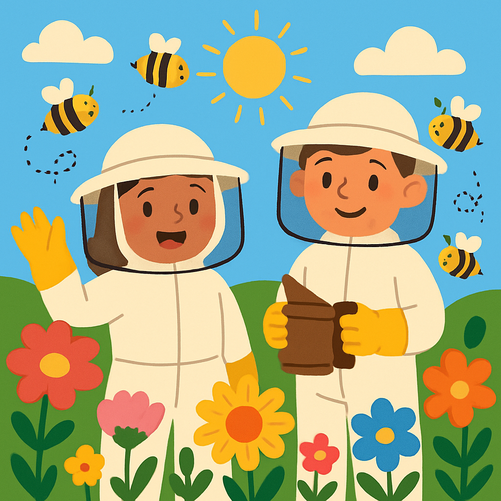 Busy Little Beekeepers Painting Number Kit