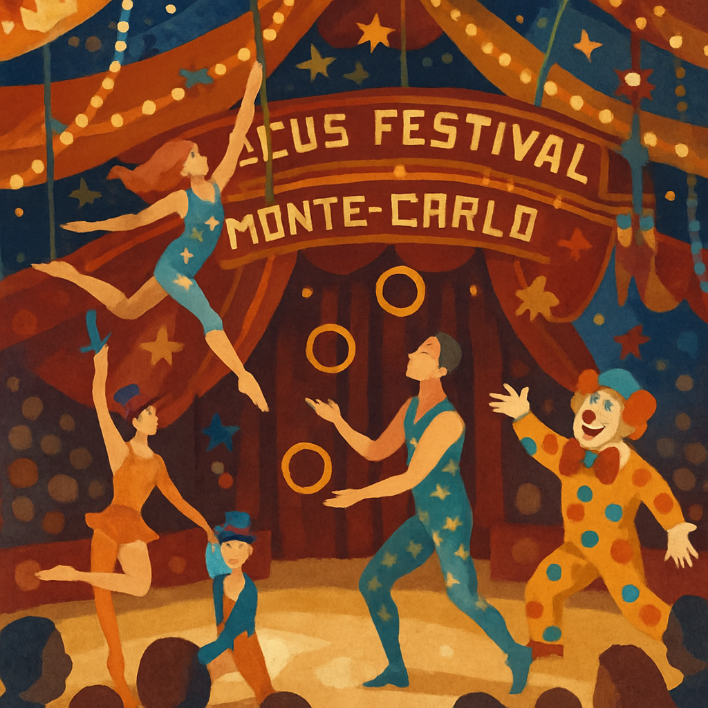 Circus Festival Of Monte Carlo DIY Paint By Numbers