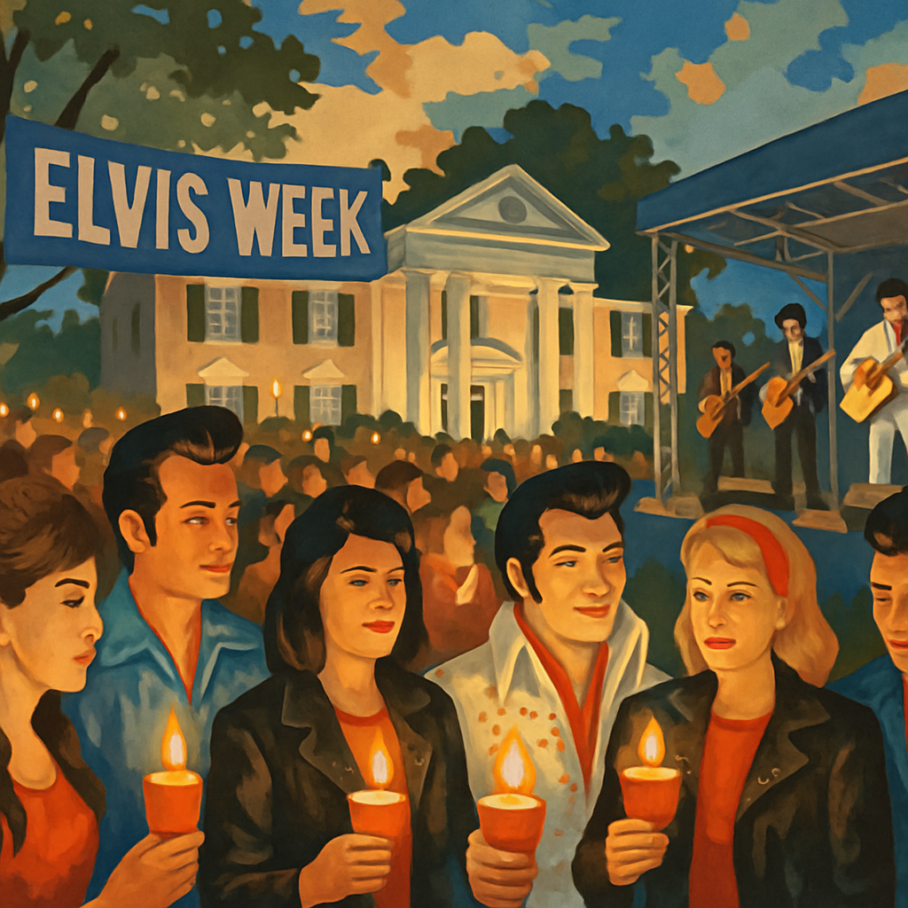 Elvis Week - Memphis, USA Paint By Numbers