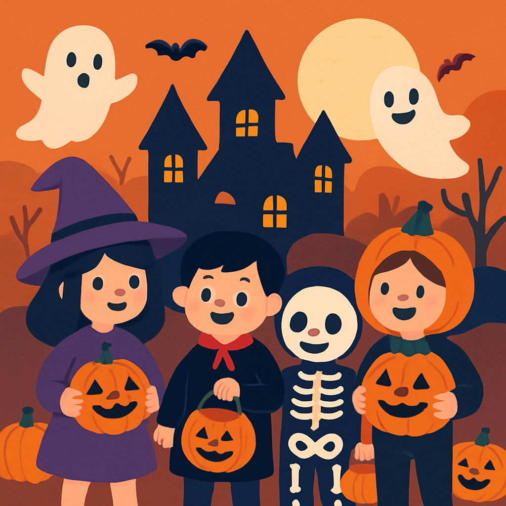 Enchanted Halloween Night Number Painting