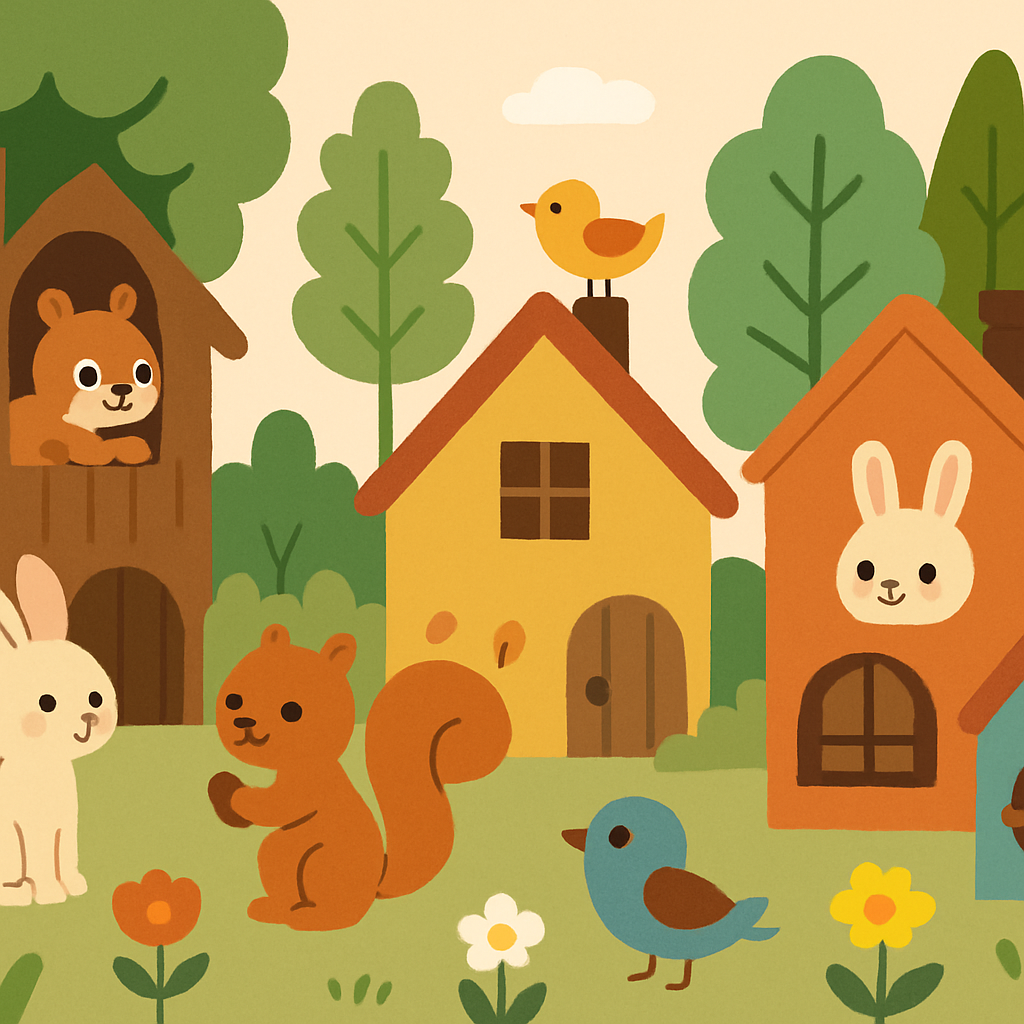 Miniature Animal Kingdom Number Painting