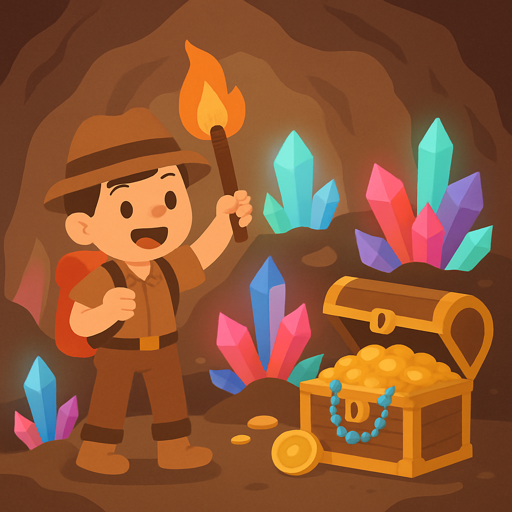 Mystery Of The Crystal Cave Number Painting