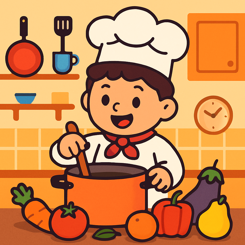 Little Chef Cooking Class Painting By Numbers Kit