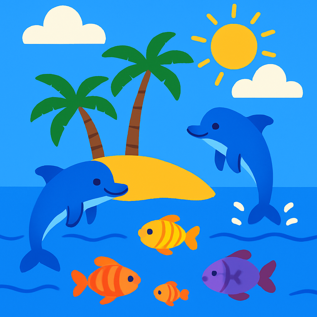 Tropical Island Hoppers Numbered Painting Kits