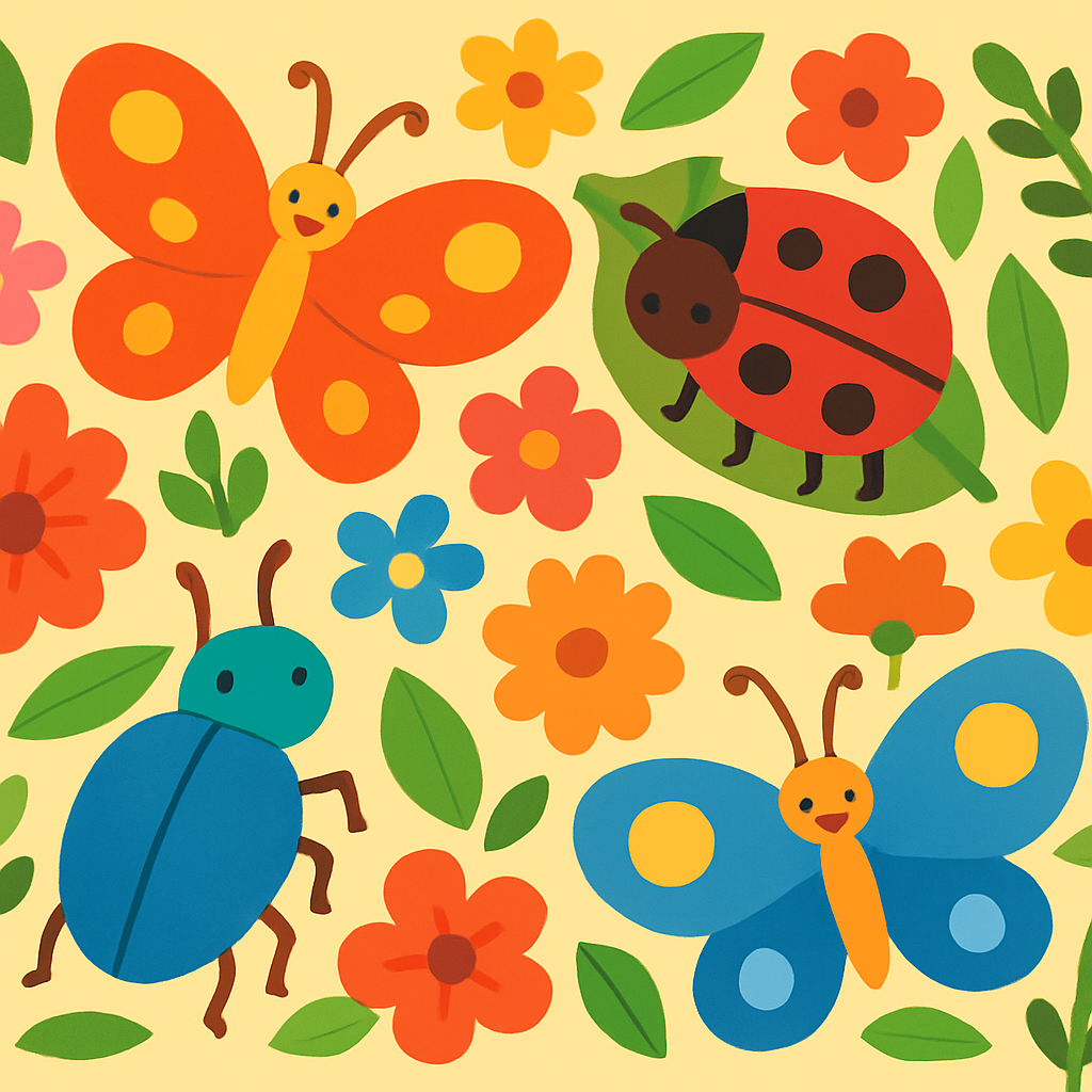 Insect World Adventure Numbered Painting Kits