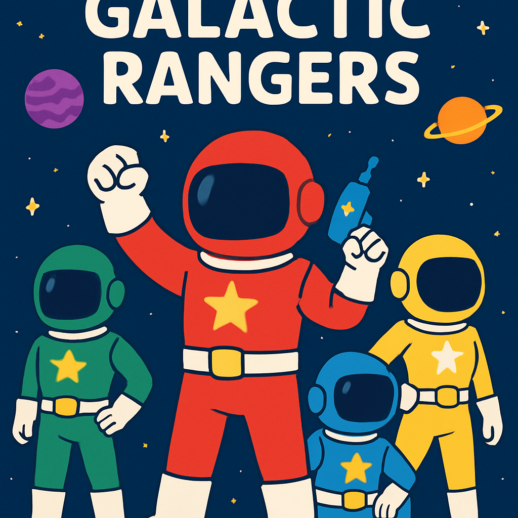 Galactic Rangers Mission Numbered Painting Kits