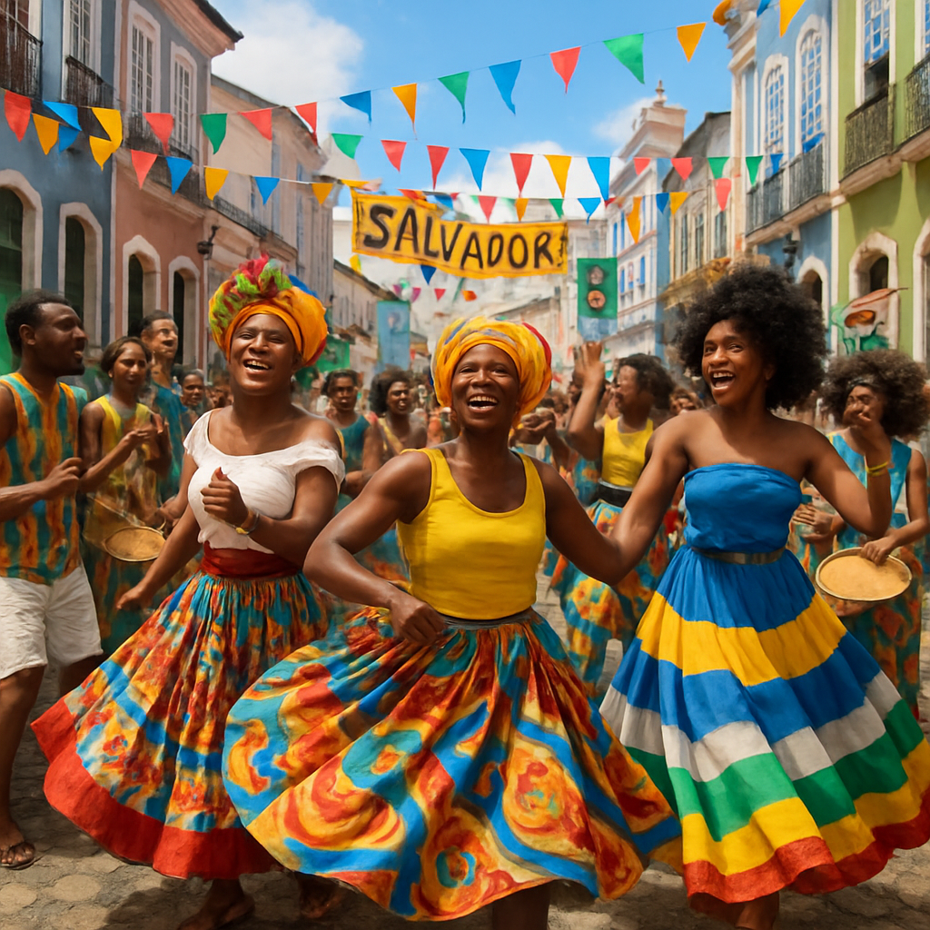 Carnaval De Bahia Painting Number Kit