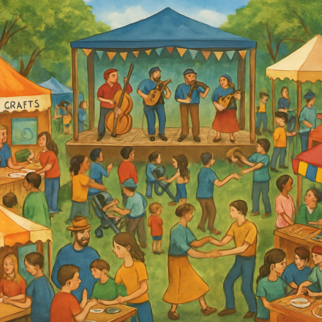 Albuquerque Folk Festival Paint By Number