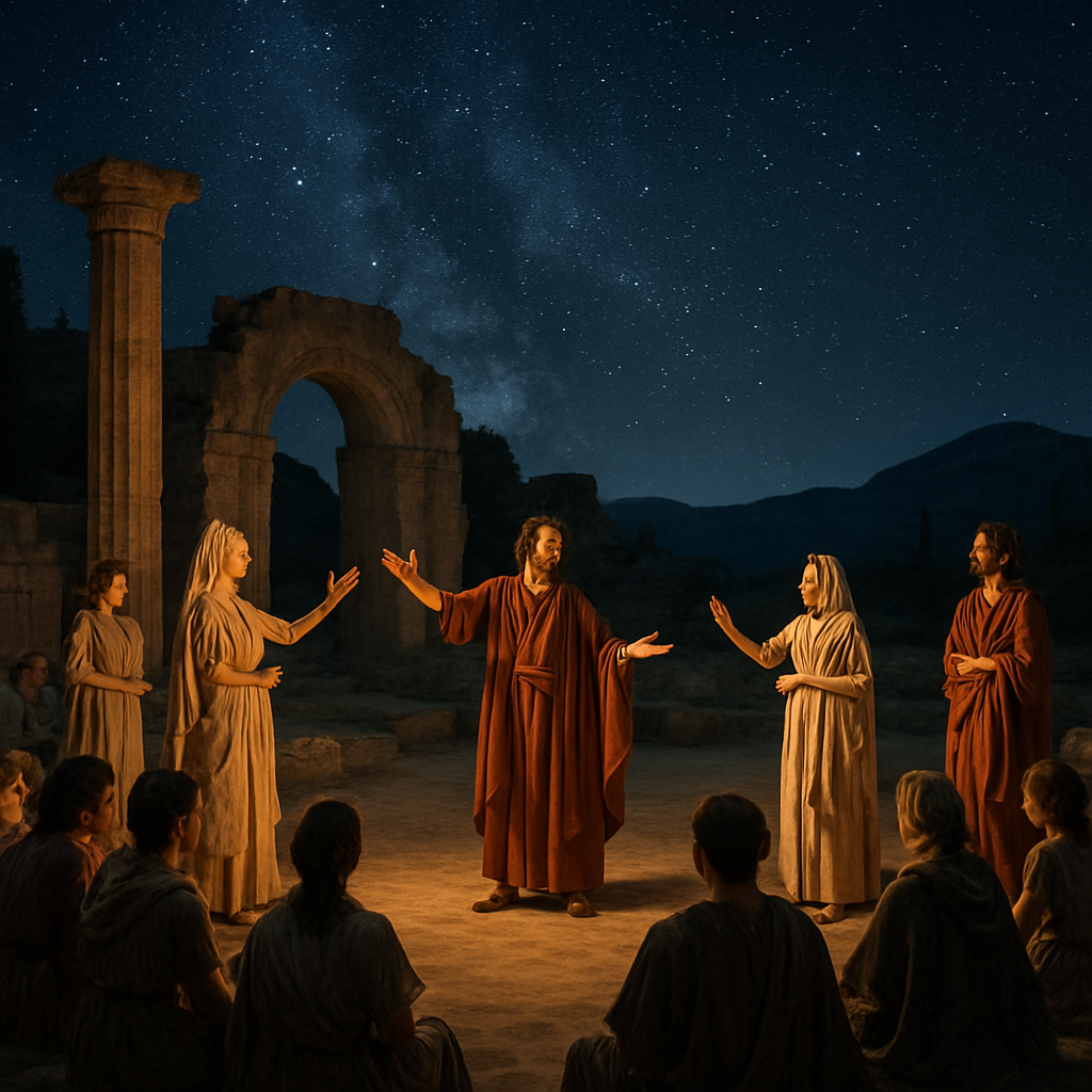 International Festival Of Ancient Greek Drama Paint By Number