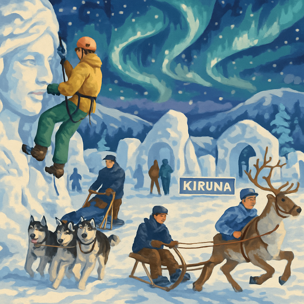 Kiruna Snow Festival - Kiruna DIY Paint By Numbers