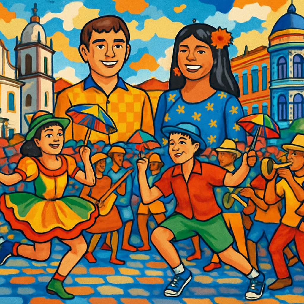 Carnaval De Recife E Olinda - Recife And Olinda DIY Paint By Numbers