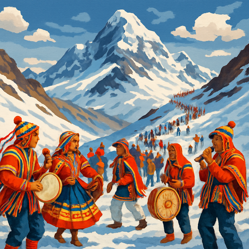 Qoyllur Rit'i - Andes Mountains DIY Paint By Numbers