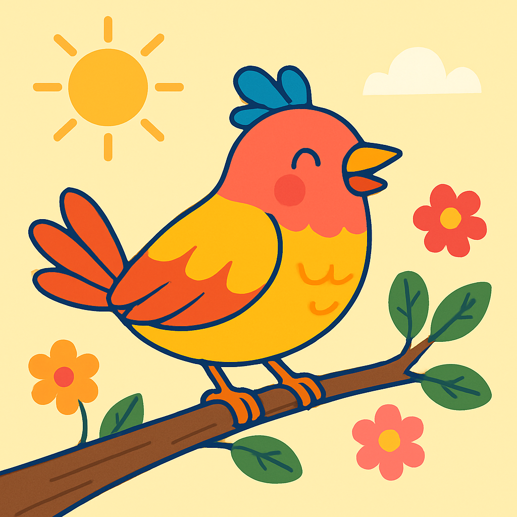 Joyful Bird Paint By Numbers Kits