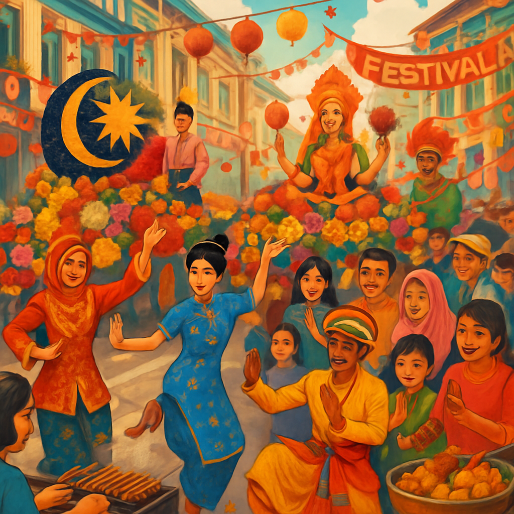 Karnival Kuala Lumpur Painting Number Kit