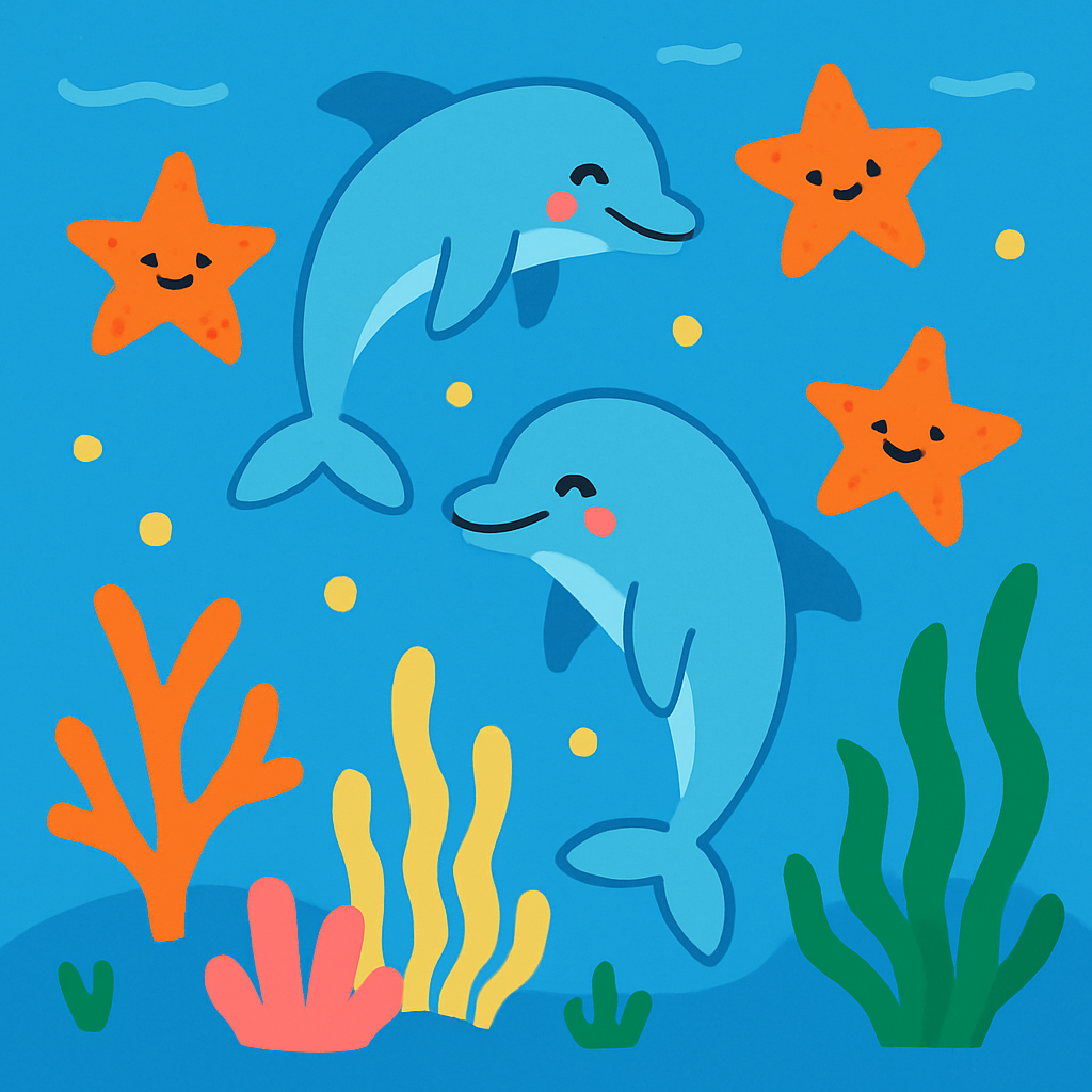 Sea Creature Fun Paint By Numbers Kits