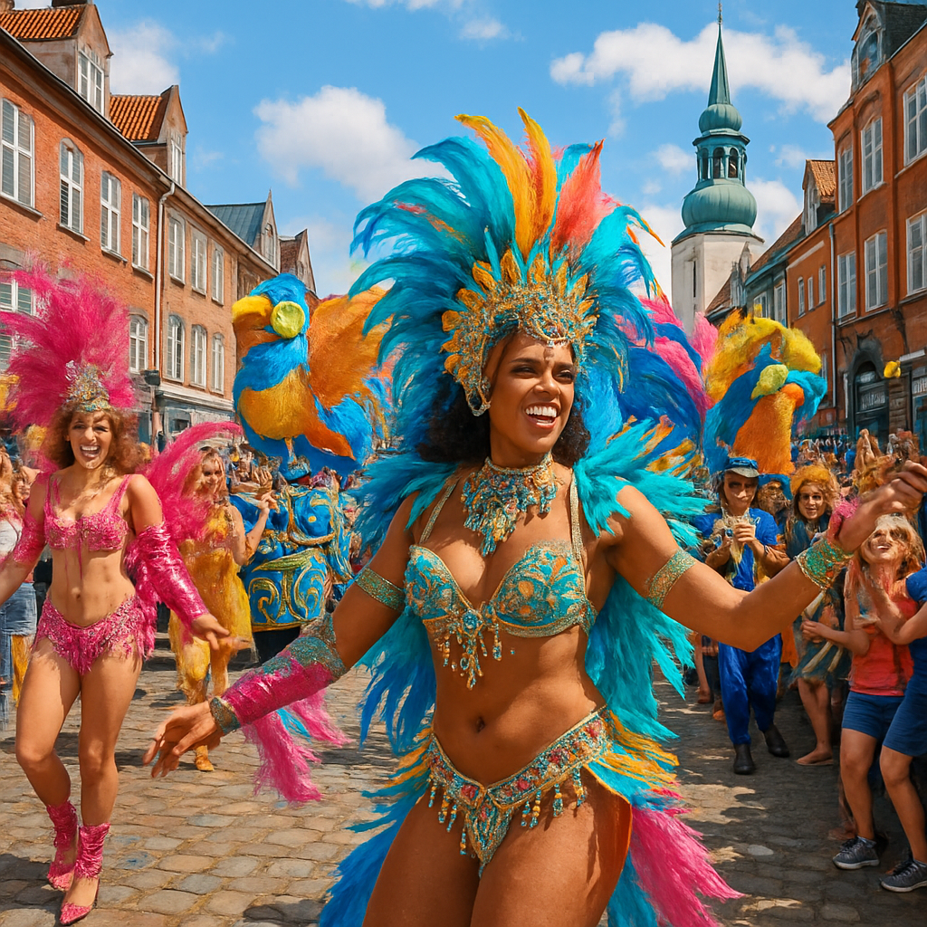 Carnival Of Aalborg - Denmark Paint By Numbers Art
