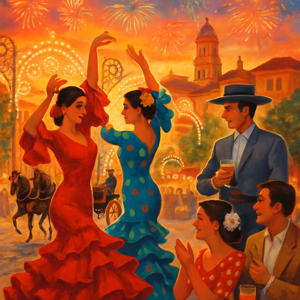 Málaga Feria - Spain Paint By Numbers Art