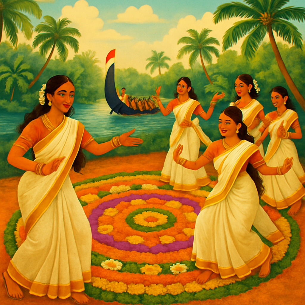 Onam Festival - India Paint By Numbers Art