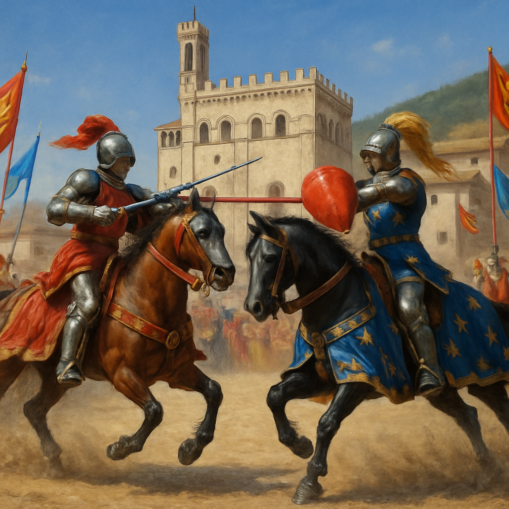 Jousting Tournament Of Historical Reenactment - Italy DIY Paint By Numbers