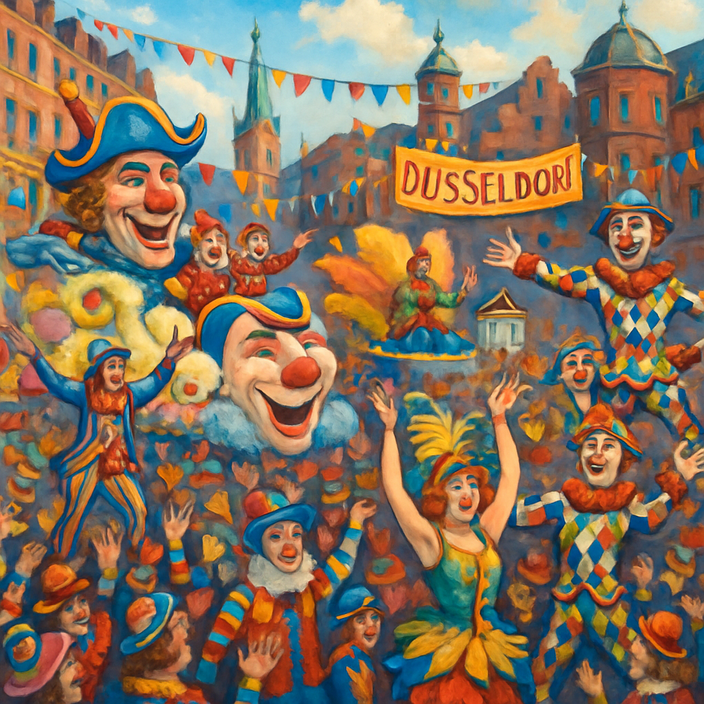 Düsseldorf Carnival - Germany DIY Paint By Numbers